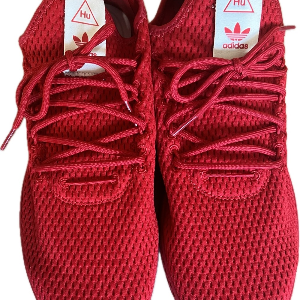 Adidas Red HU Sneakers Pharrell Williams